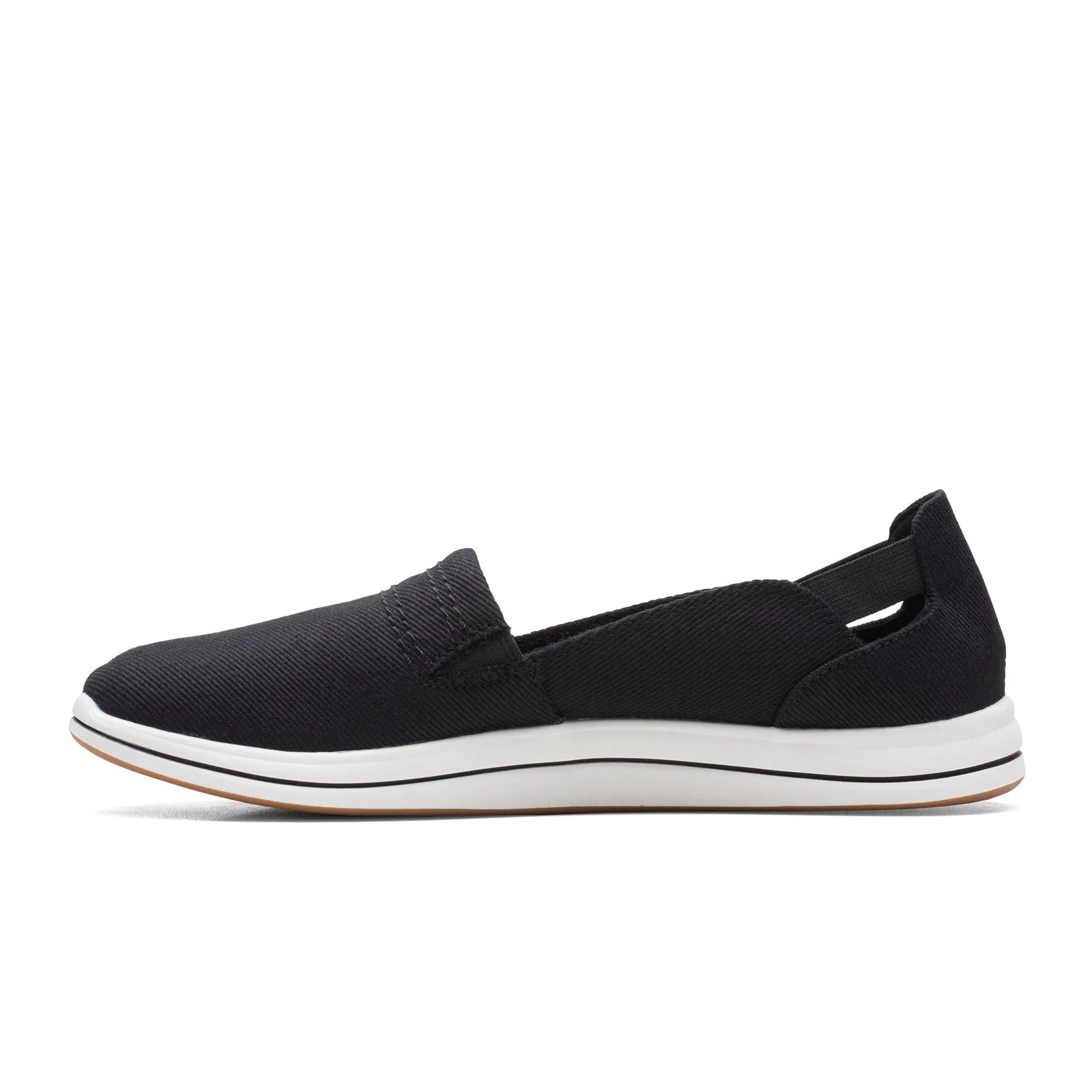 Clarks Breeze Step Slip On (Women) - Black