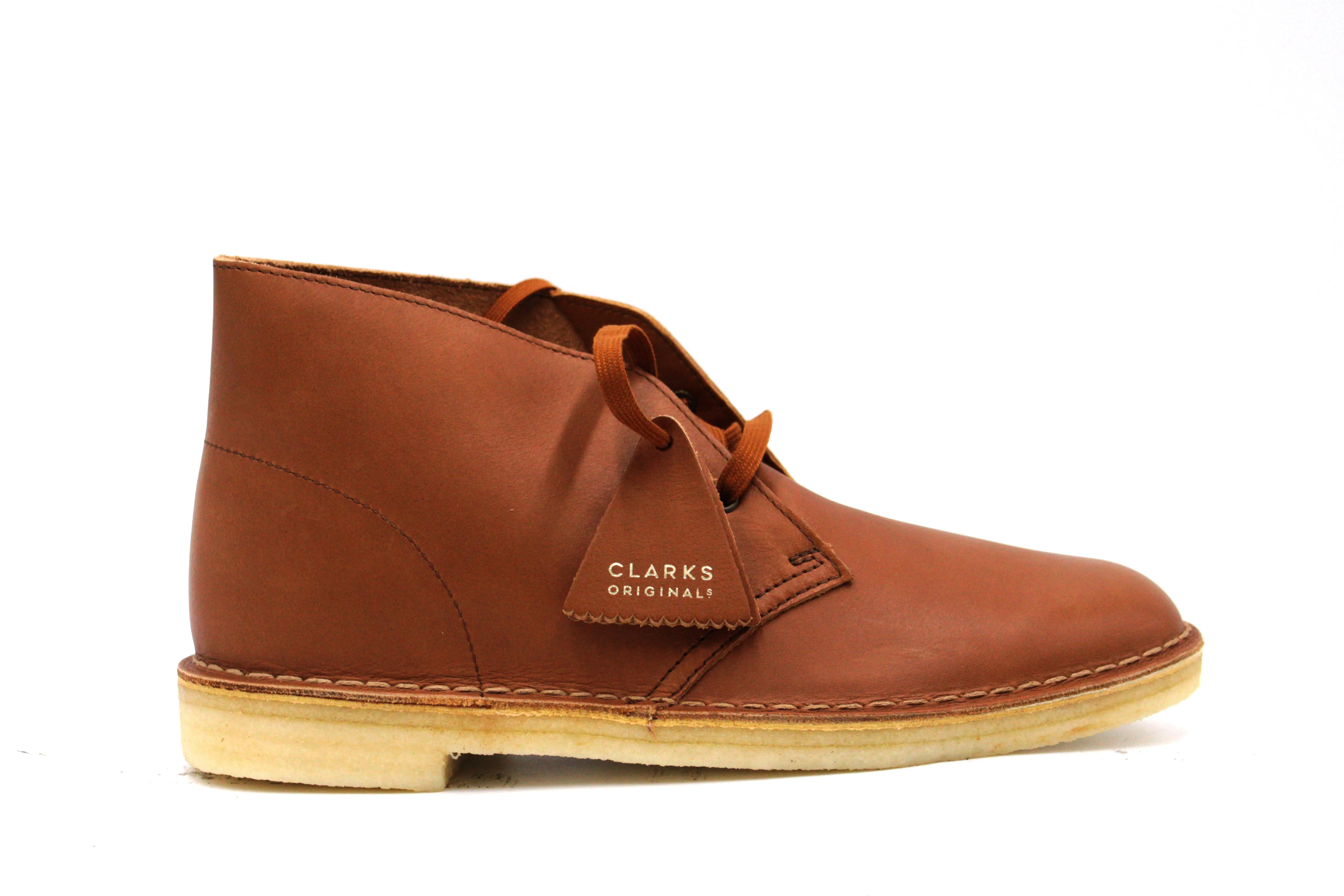 CLARKS OF ENGLAND,Z---SHOES-DESERT BOOT-422-TAN