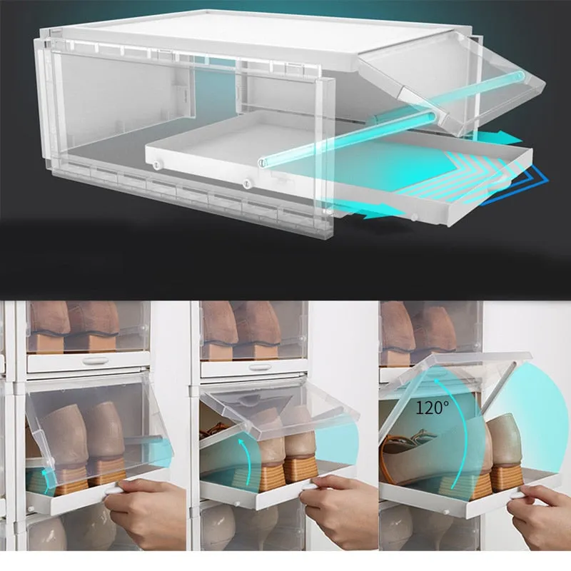 Clear Shoes Storage Boxes