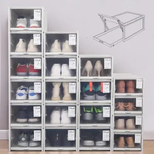 Clear Shoes Storage Boxes