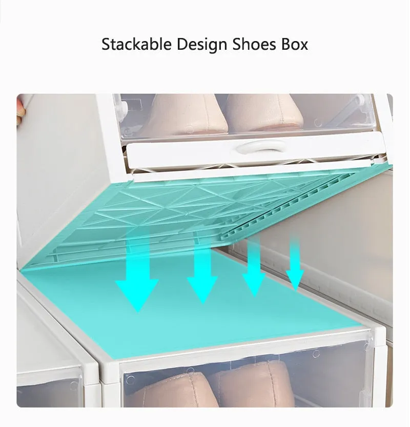 Clear Shoes Storage Boxes