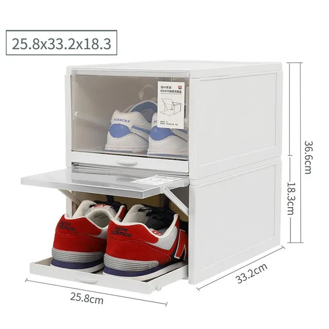 Clear Shoes Storage Boxes