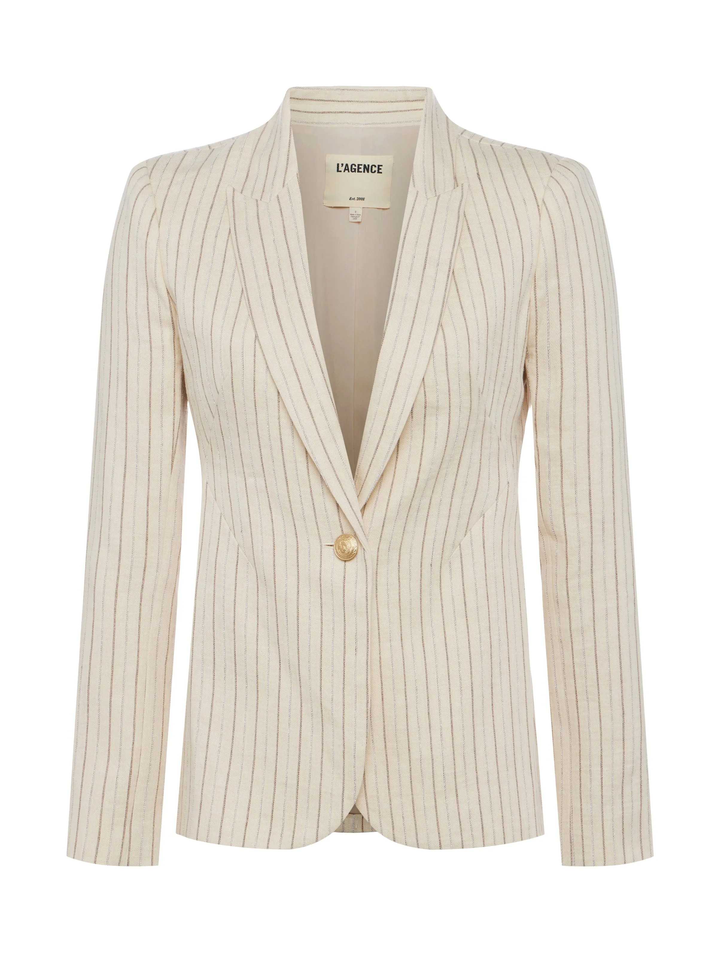 Clementine Linen-Blend Blazer