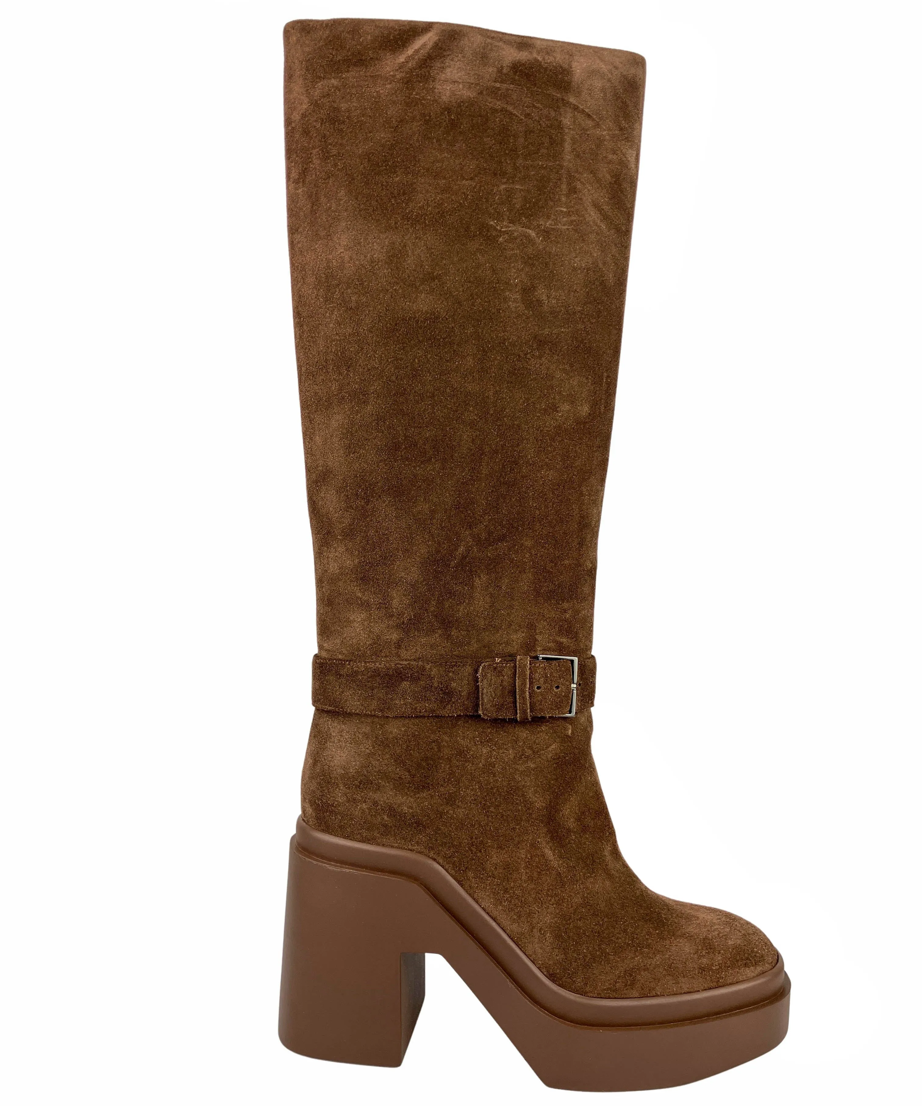 Clergerie Ninon Suede Boots in Brown