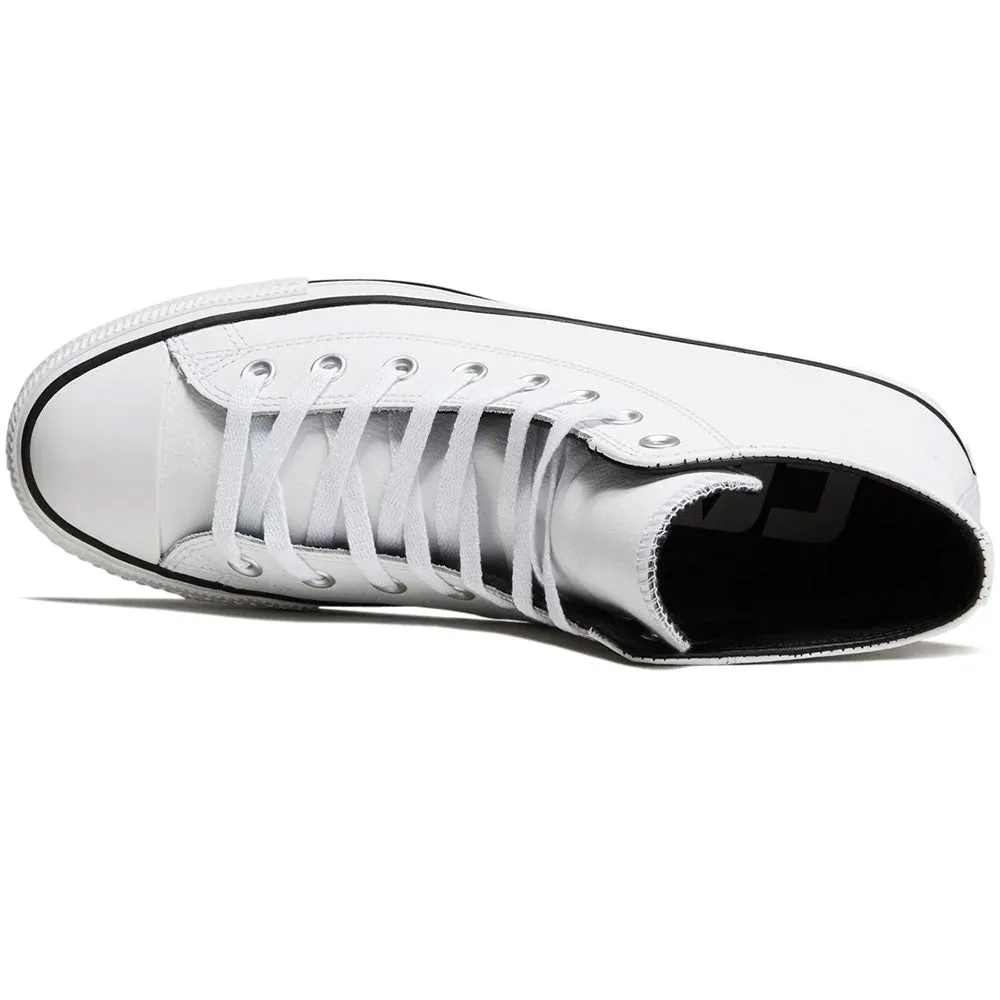 Converse CONS - Ctas Pro Leather High (White/White/Black)