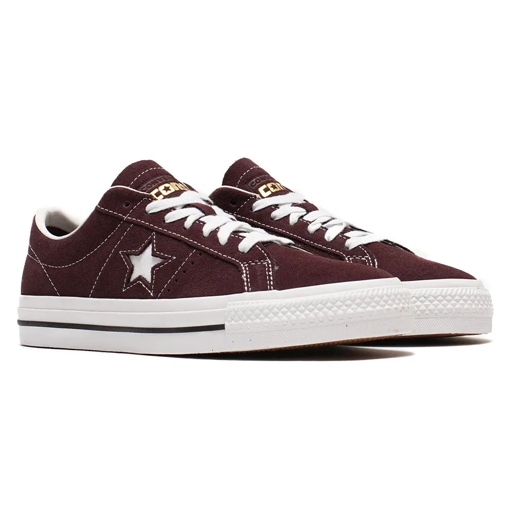 Converse CONS - One Star Pro Ox Suede (Bloodstone/White)