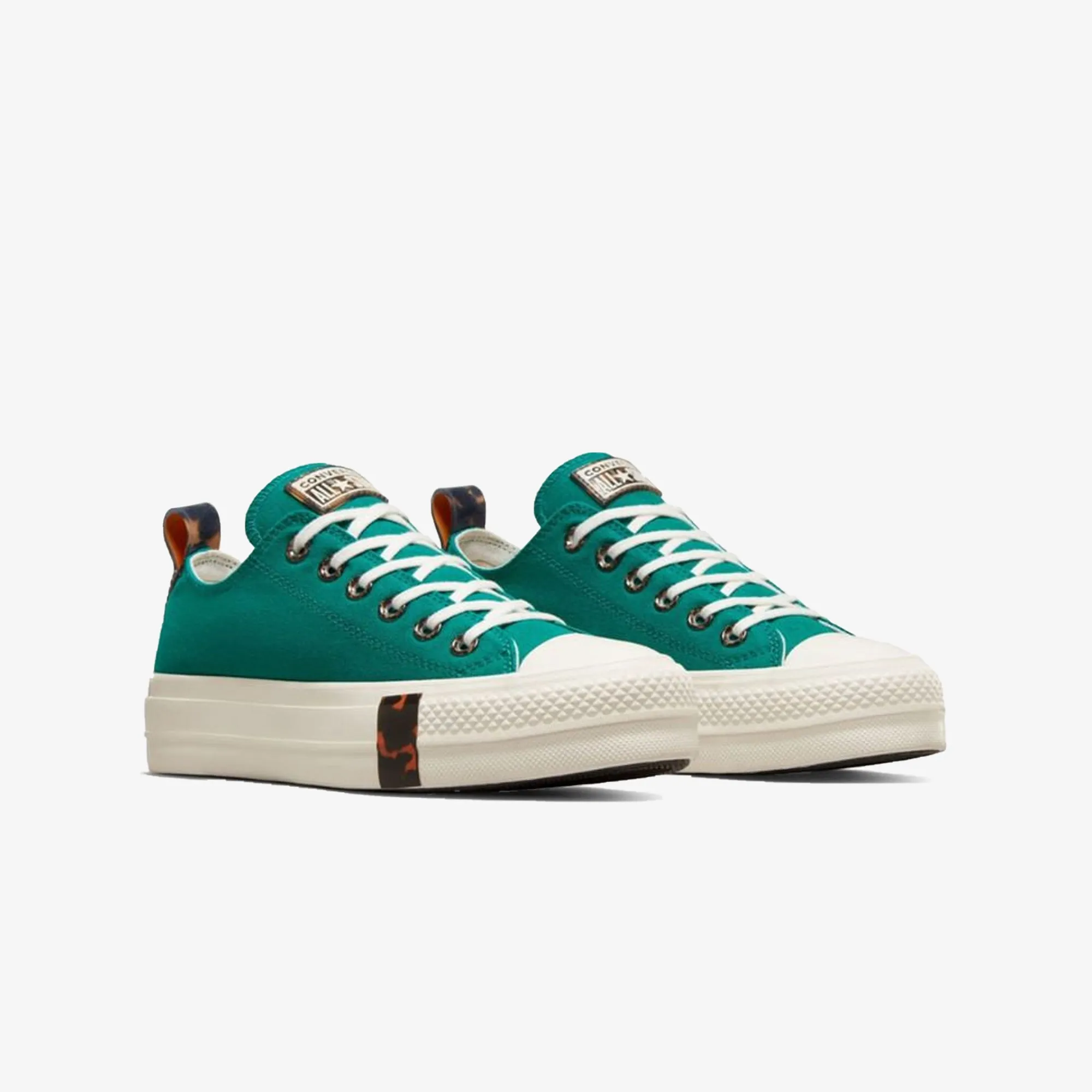 Converse | WMN'S CHUCK TAYLOR ALL STAR LIFT TORTOISE LOW TOP MAGIC  { MAGIC PEACOCK/EGRET/TAWNY OWL