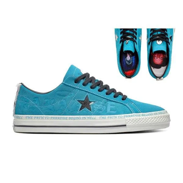 Converse x Paradise Sean Pablo One Star Pro Ox Rapid Teal