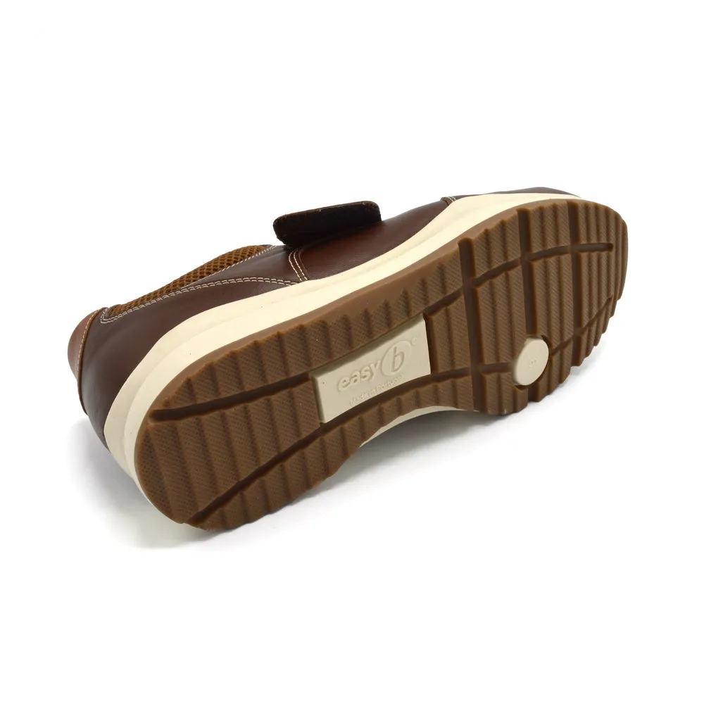 DB Darwin - Extra Wide Velcro Close Casual- 6V (6E-8E) Fitting - Brown