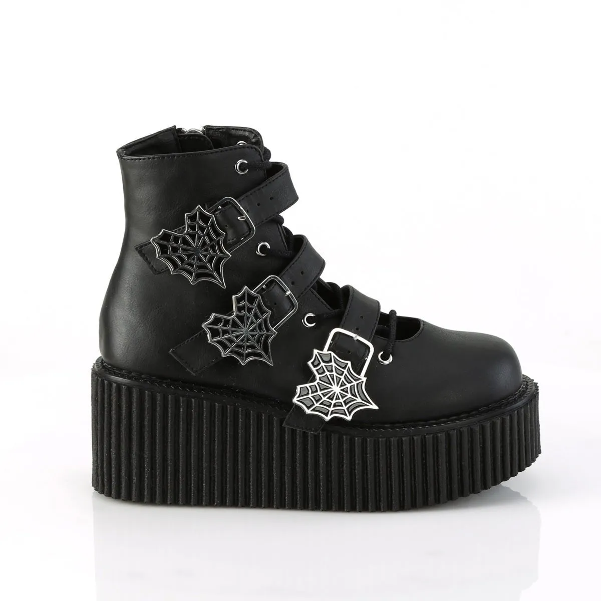 Demonia CREEPER-260 | Black Vegan Leather Creepers