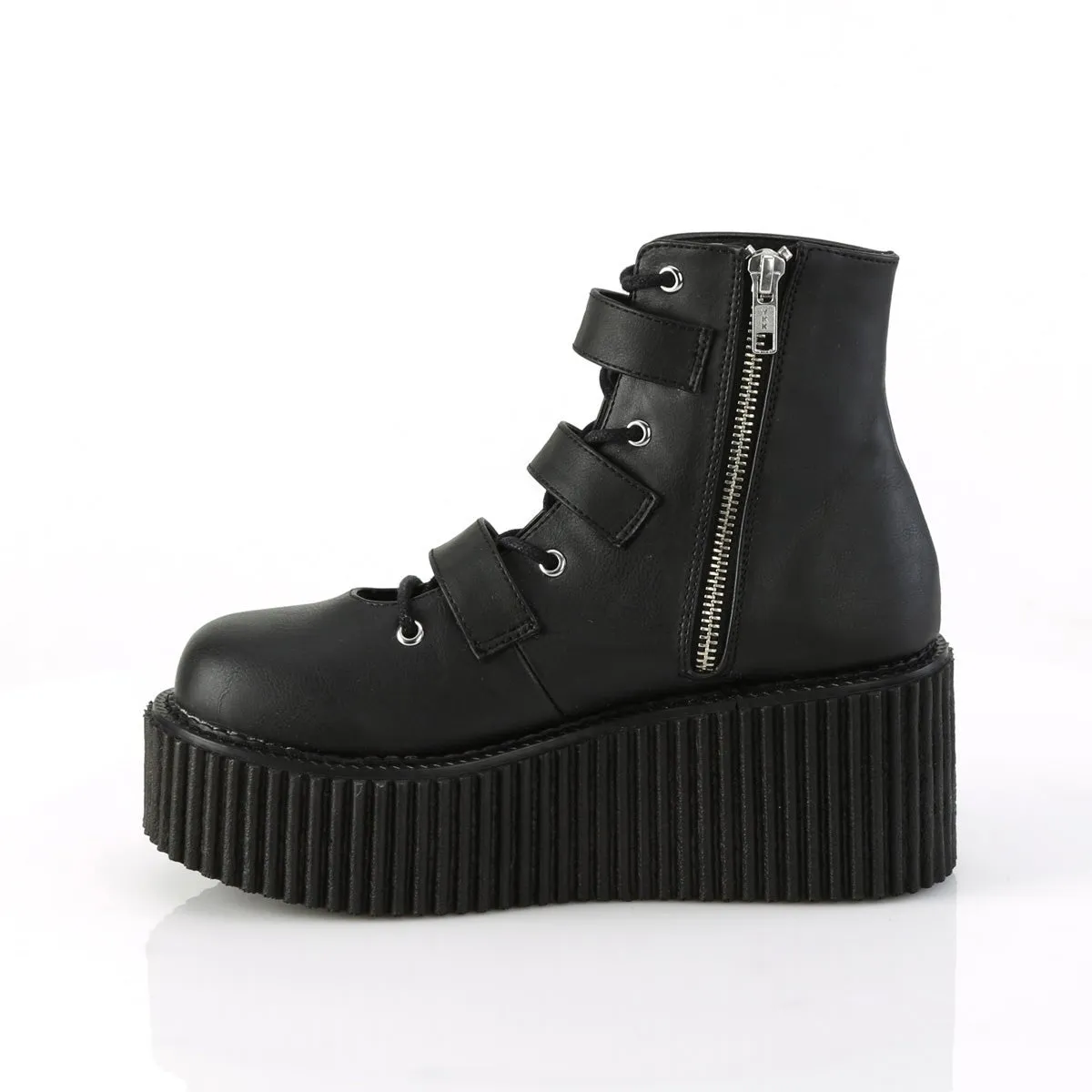 Demonia CREEPER-260 | Black Vegan Leather Creepers