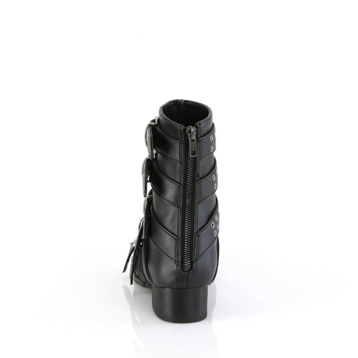 Demonia WARLOCK-70 | Black Vegan Leather Unisex Boots