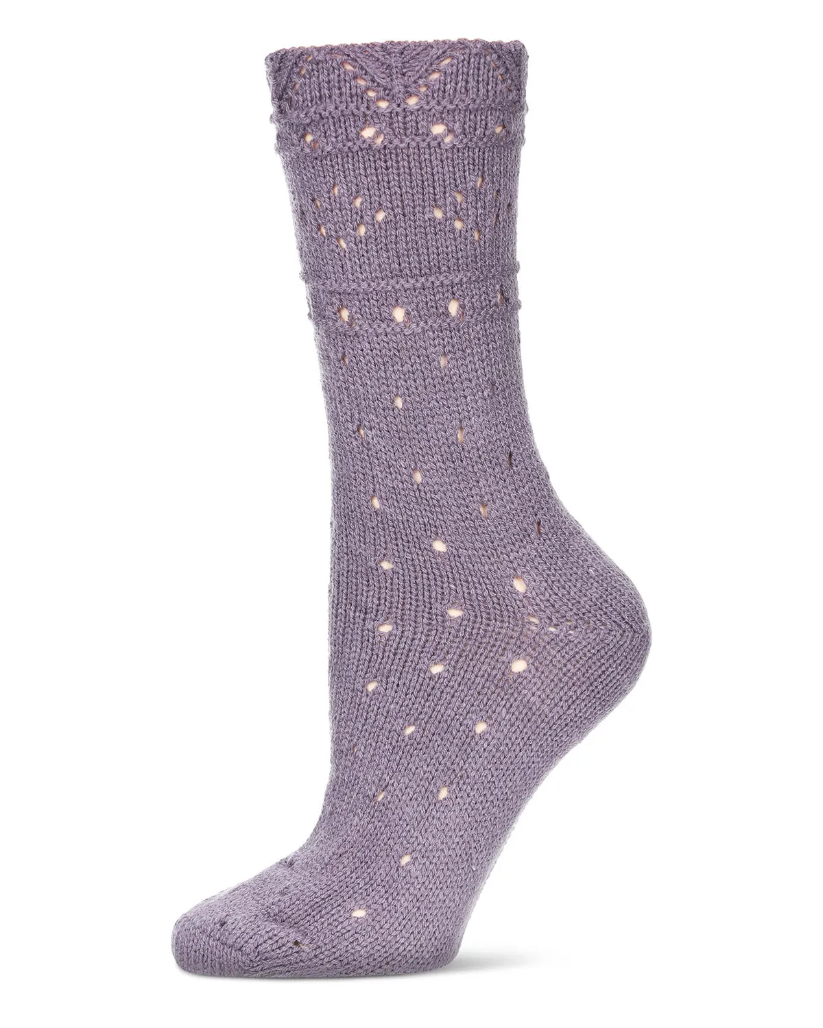 Diamond Dance Chunky Knit Boot Sock