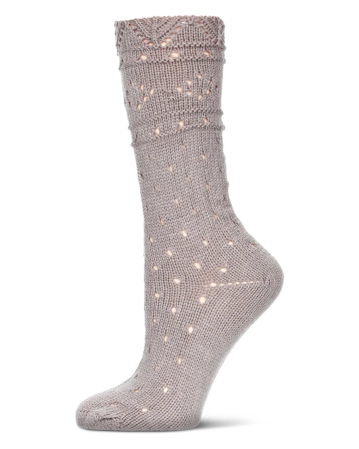 Diamond Dance Chunky Knit Boot Sock