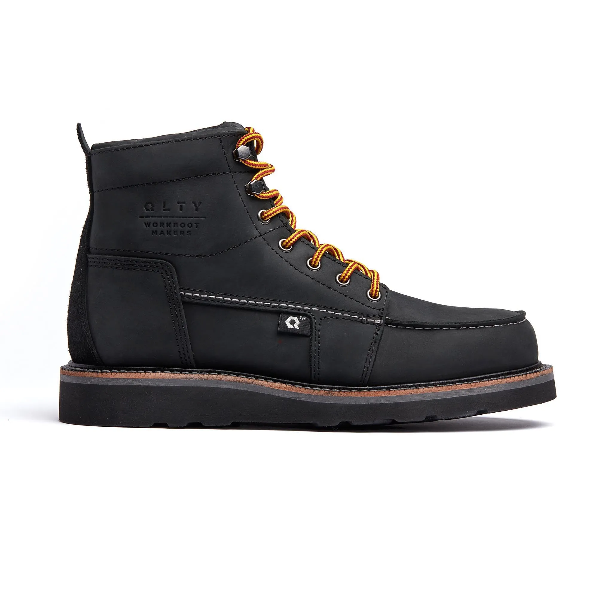 DNVR 6" Moc Toe Boot : Jet (Soft Toe/Unlined)