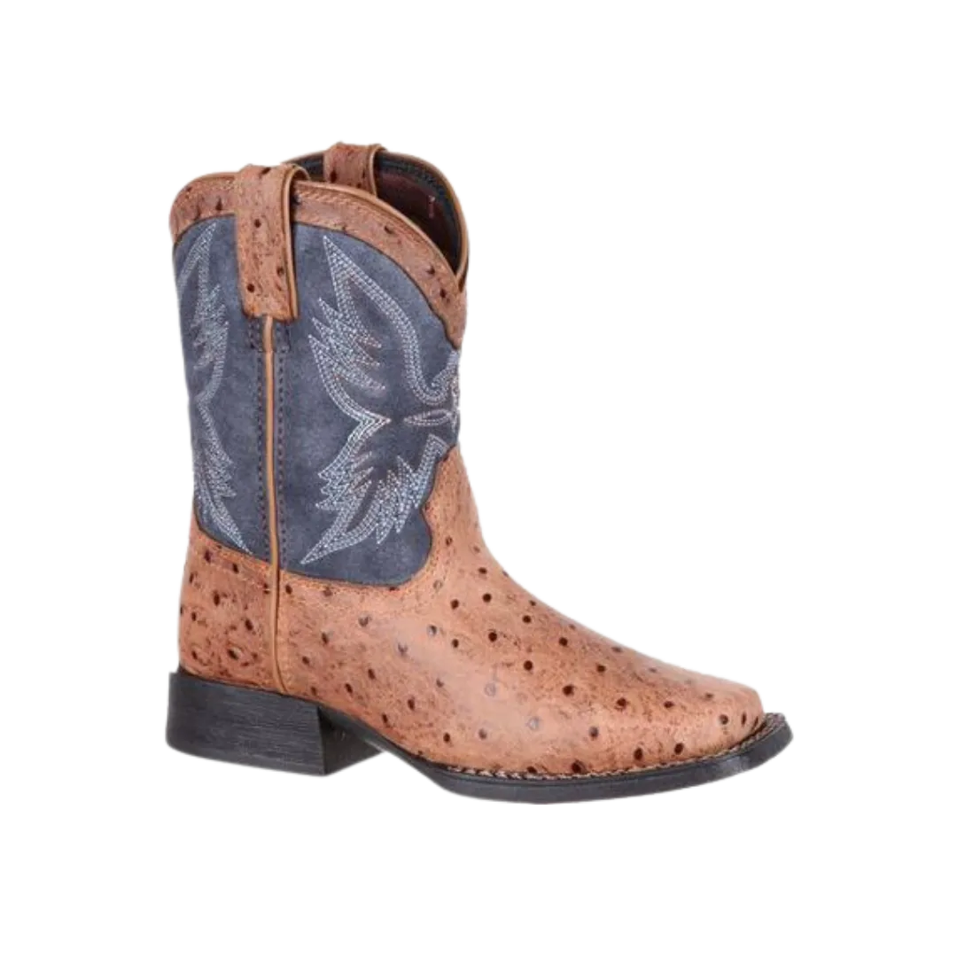 Durango Kid's Lil' Mustang Ostrich Emboss Westerm Boot