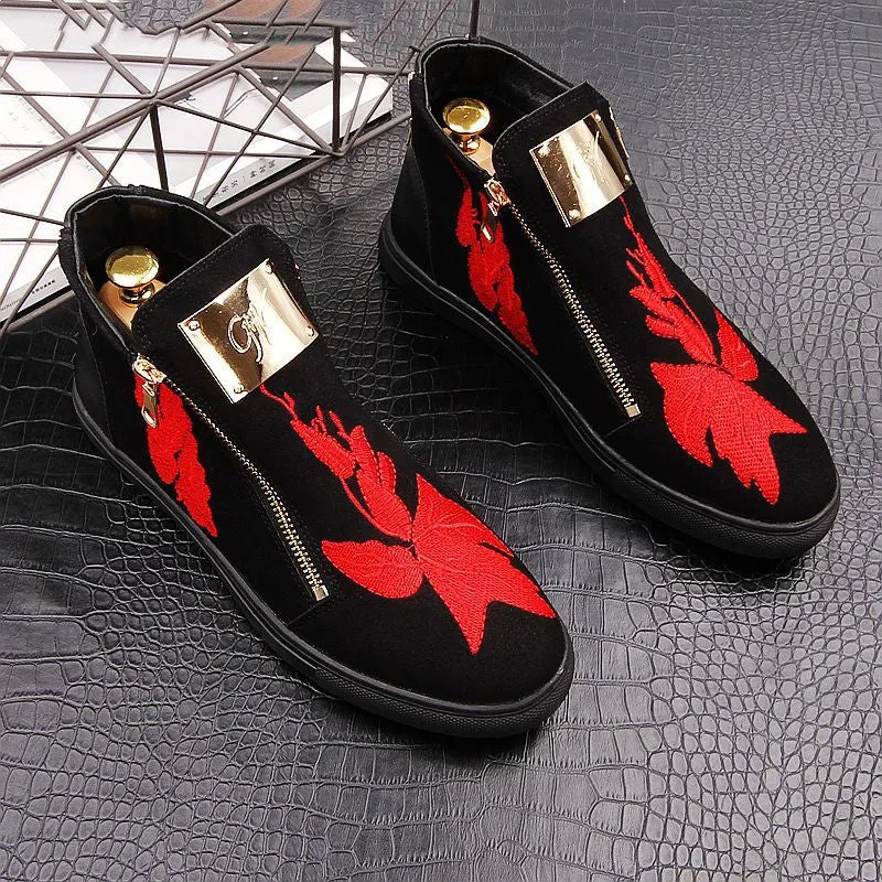 Embroidered sneakers For Men