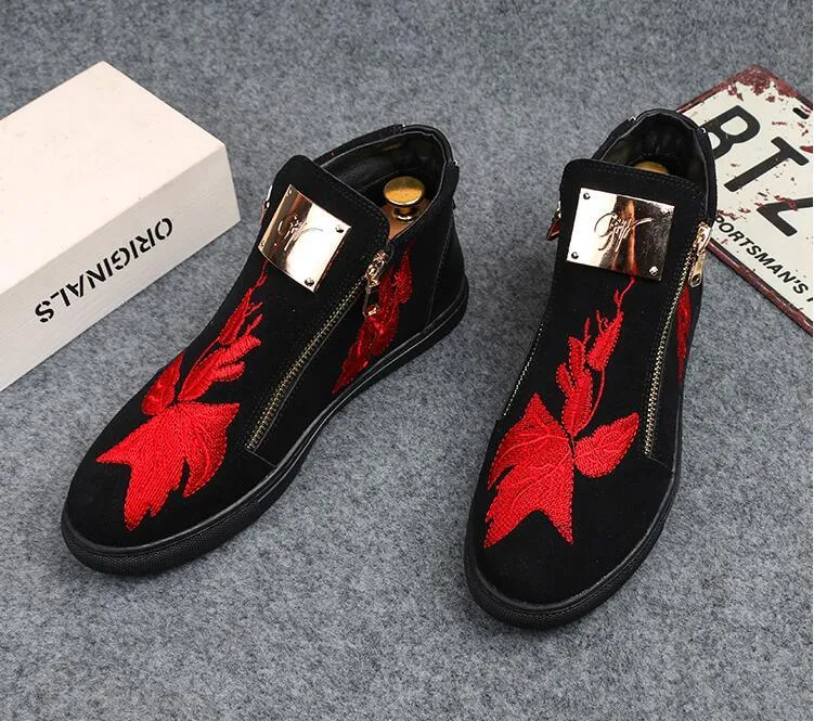 Embroidered sneakers For Men