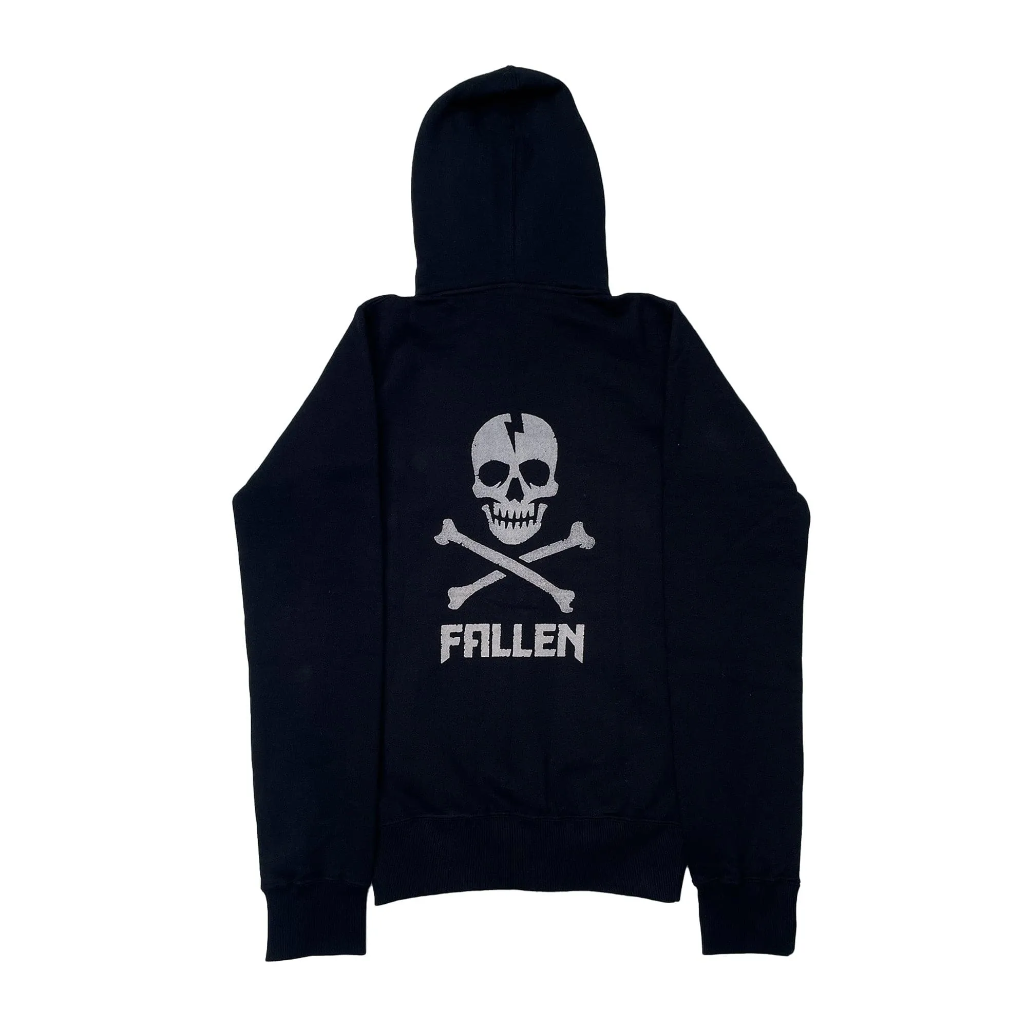 Fallen 'Skull' Zip-Up Hoodie (Black) NOS 00s