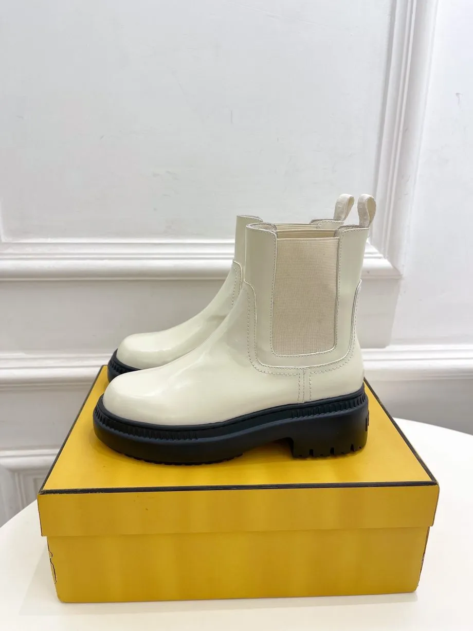 FD Feni Force Chelsea Boots White For Women 8T8187AD7QF1CRH