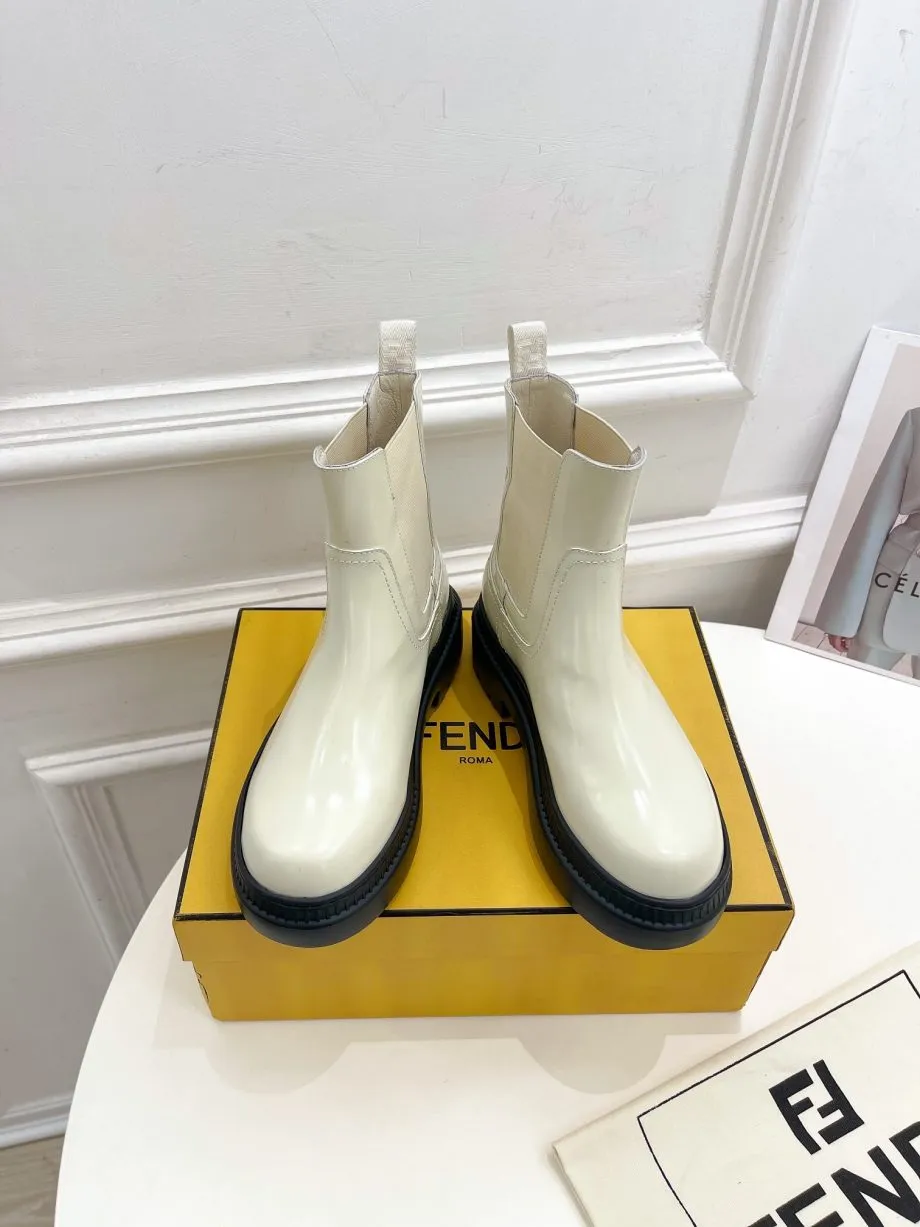 FD Feni Force Chelsea Boots White For Women 8T8187AD7QF1CRH