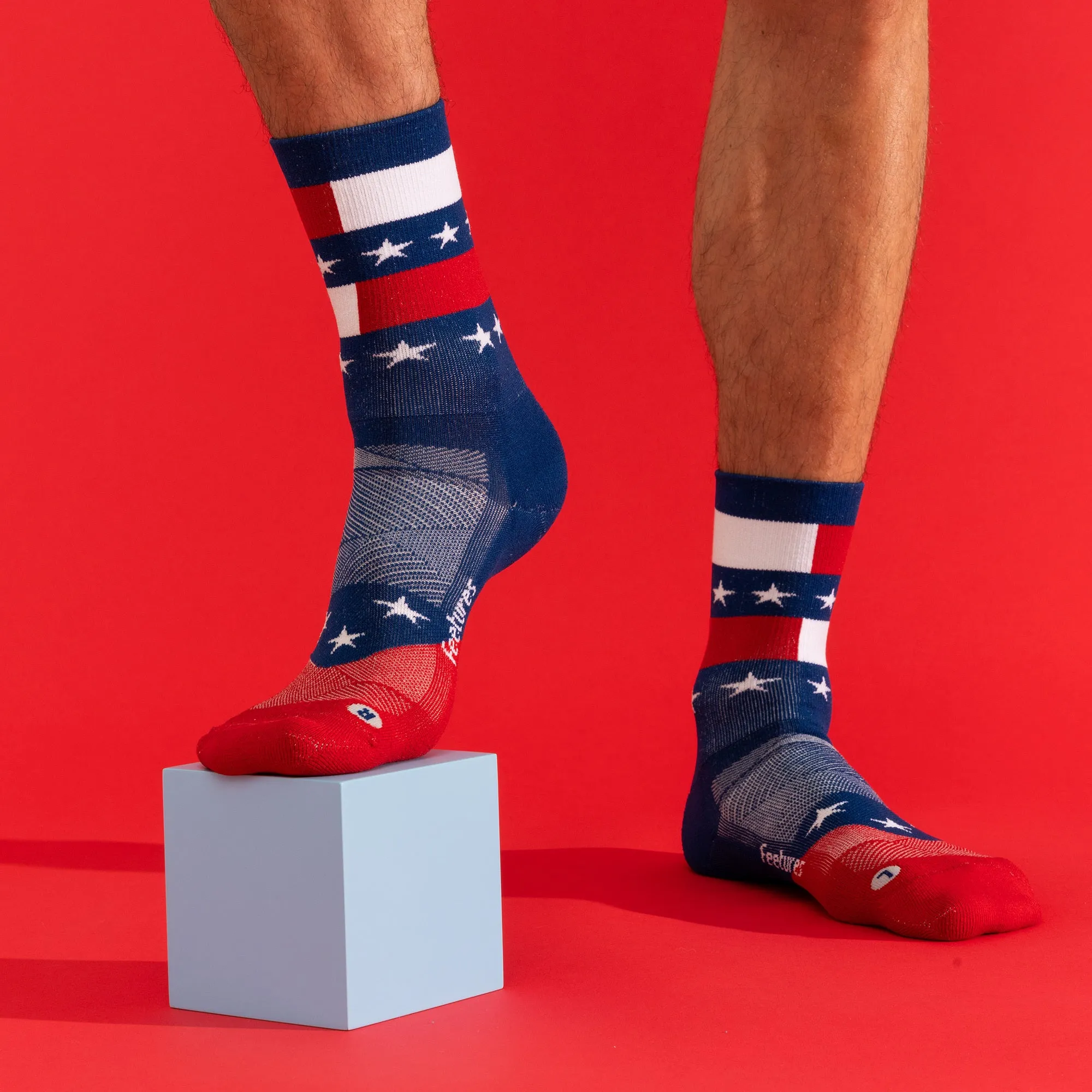 Feetures! | Elite | Light Cushion | Mini Crew | Americana | Special Edition