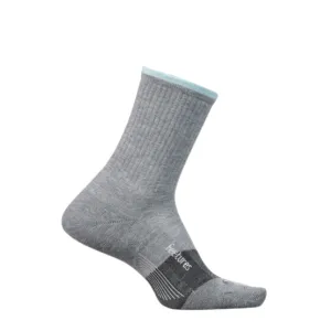 Feetures Trail Max Cushion Mini Crew Light Grey