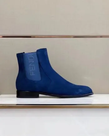 Feni Force Ankle Boots Blue For Men