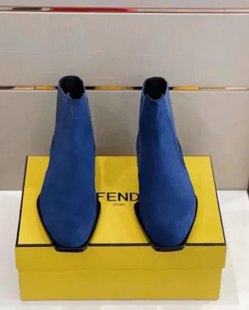 Feni Force Ankle Boots Blue For Men