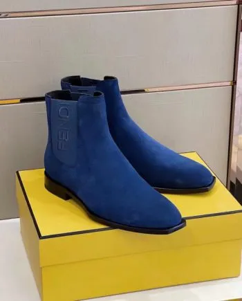 Feni Force Ankle Boots Blue For Men