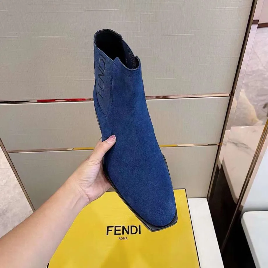 Feni Force Ankle Boots Blue For Men