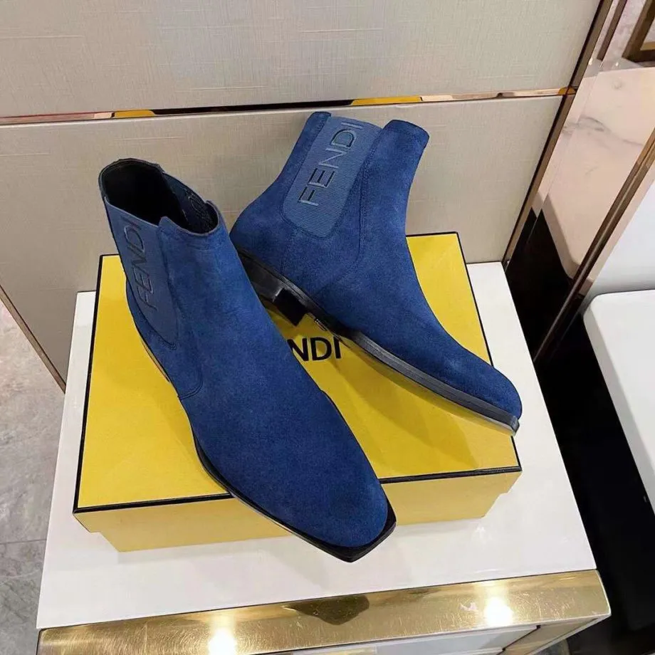 Feni Force Ankle Boots Blue For Men