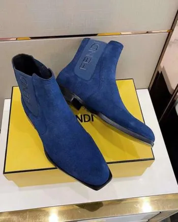 Feni Force Ankle Boots Blue For Men