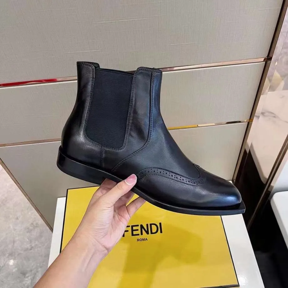 Feni Force Ankle Boots Matte Black For Men