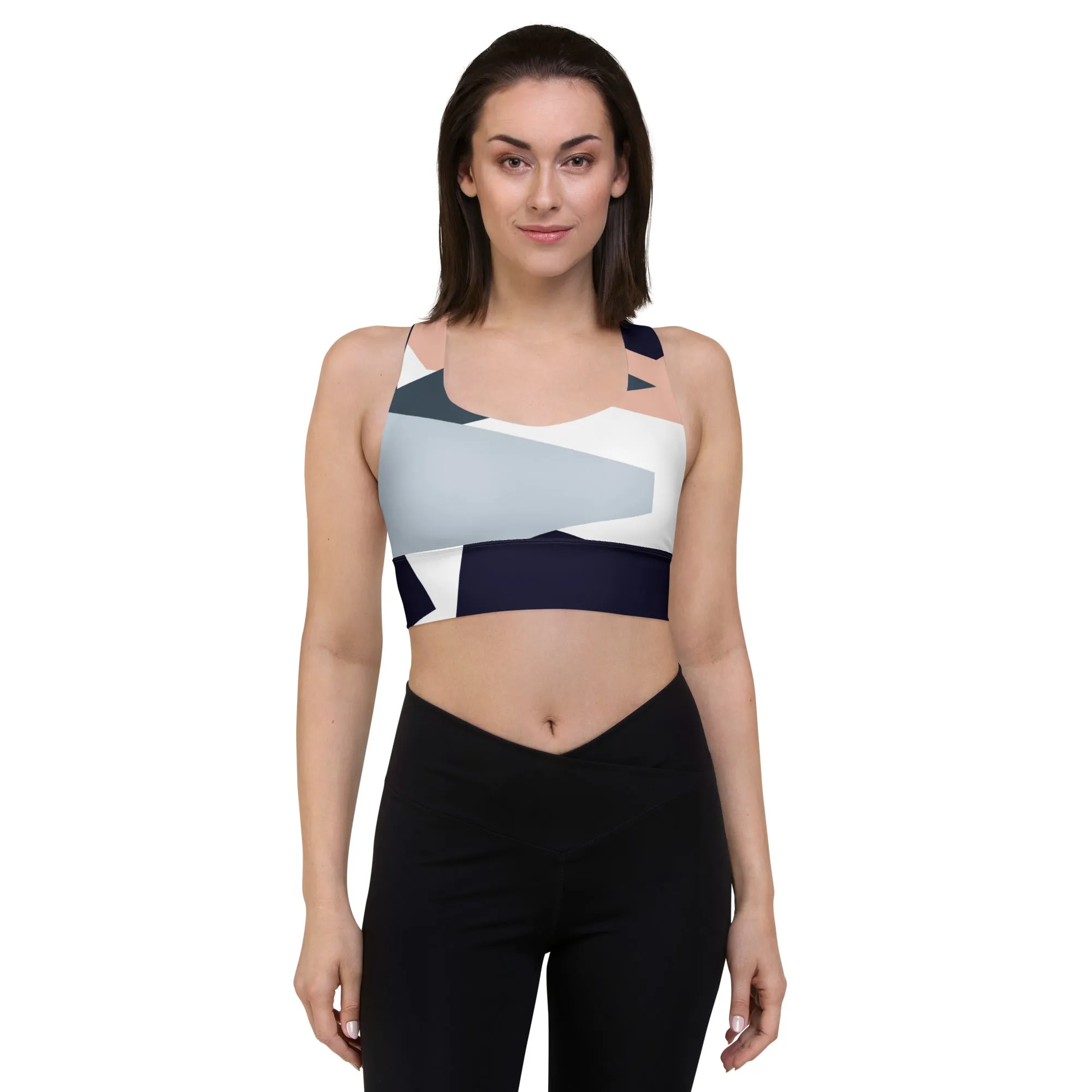 FlexiExtend Longline Sports Bra – Geo