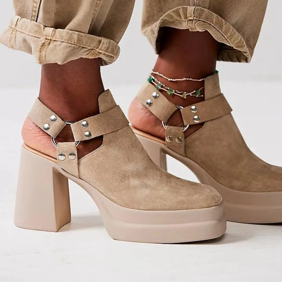 Free Poeple: Hybrid Harness Boot in Diamond Suede