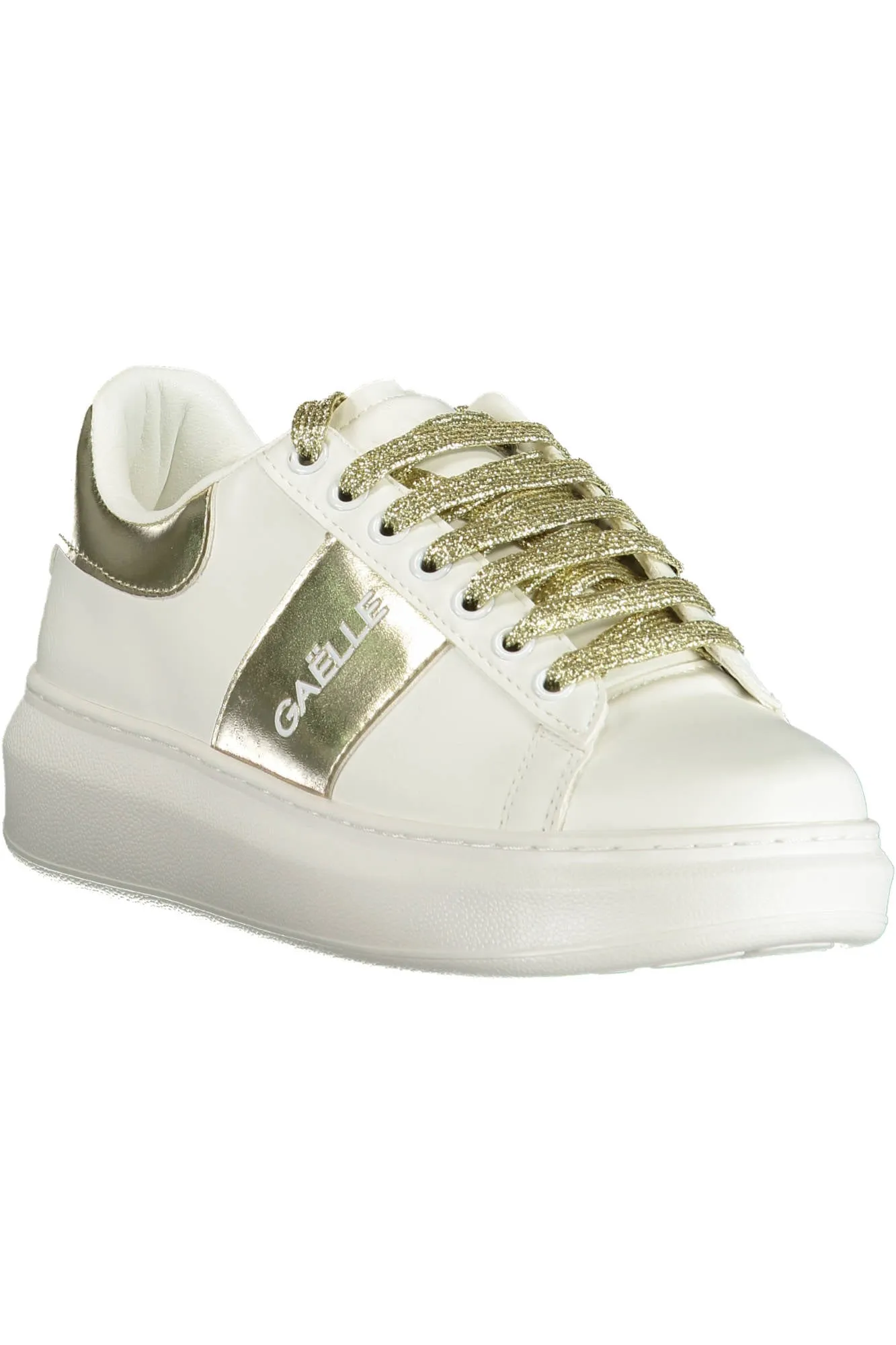 GAELLE PARIS WHITE WOMEN&#39;S SPORTS SHOES