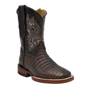 Gavel Kid's Bulldog Lizard Brown Boot