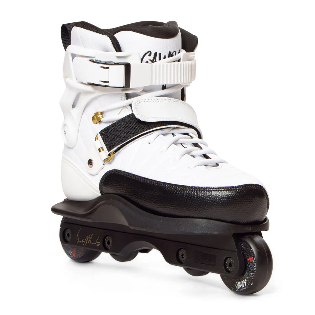 Gawds Franky Pro Skates - White/Gold