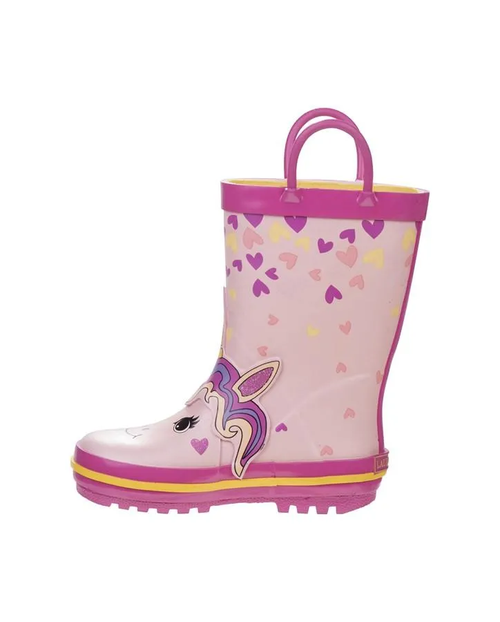 Girls Unicorn Rain Boot