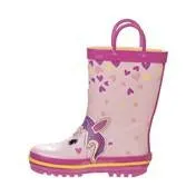 Girls Unicorn Rain Boot