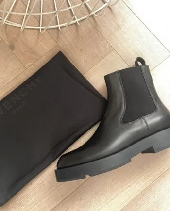 Given Chelsea Boots In Smooth Box Black For Men GVC  BH6033H0VG-001