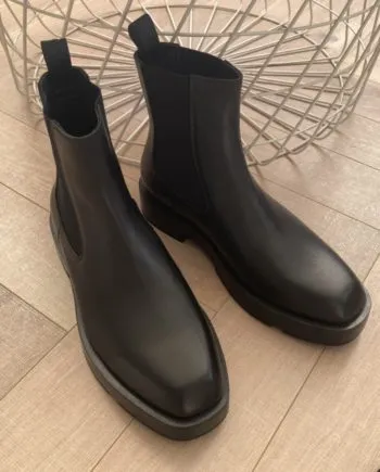 Given Chelsea Boots In Smooth Box Black For Men GVC  BH6033H0VG-001