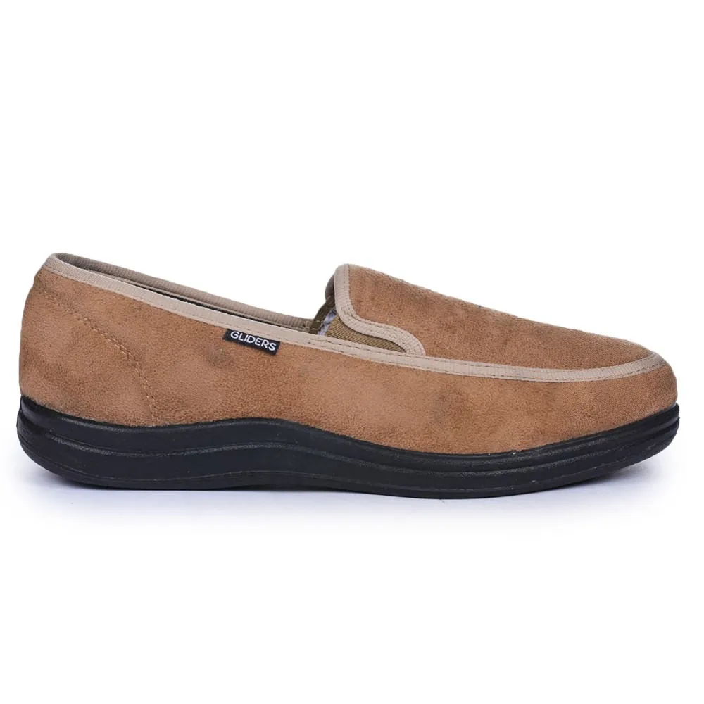 Gliders (Beige) Casual Slip on Shoes For Men 3070-65 By Liberty