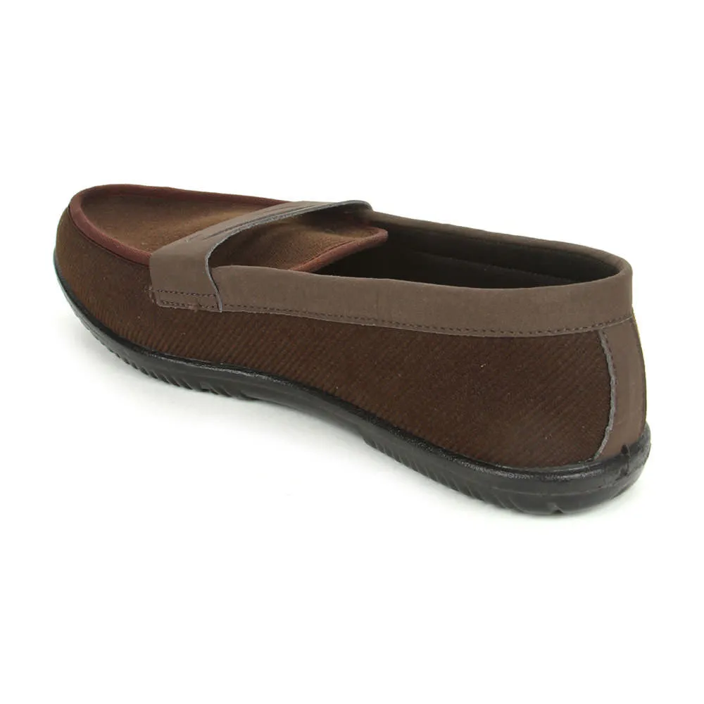 Gliders Brown Casual Slip on Shoes For Men EXCITOR By Liberty