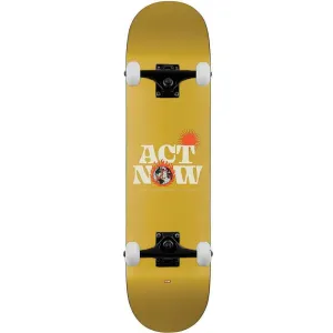 Globe G1 Act Now Complete Skateboard Mustard 8"