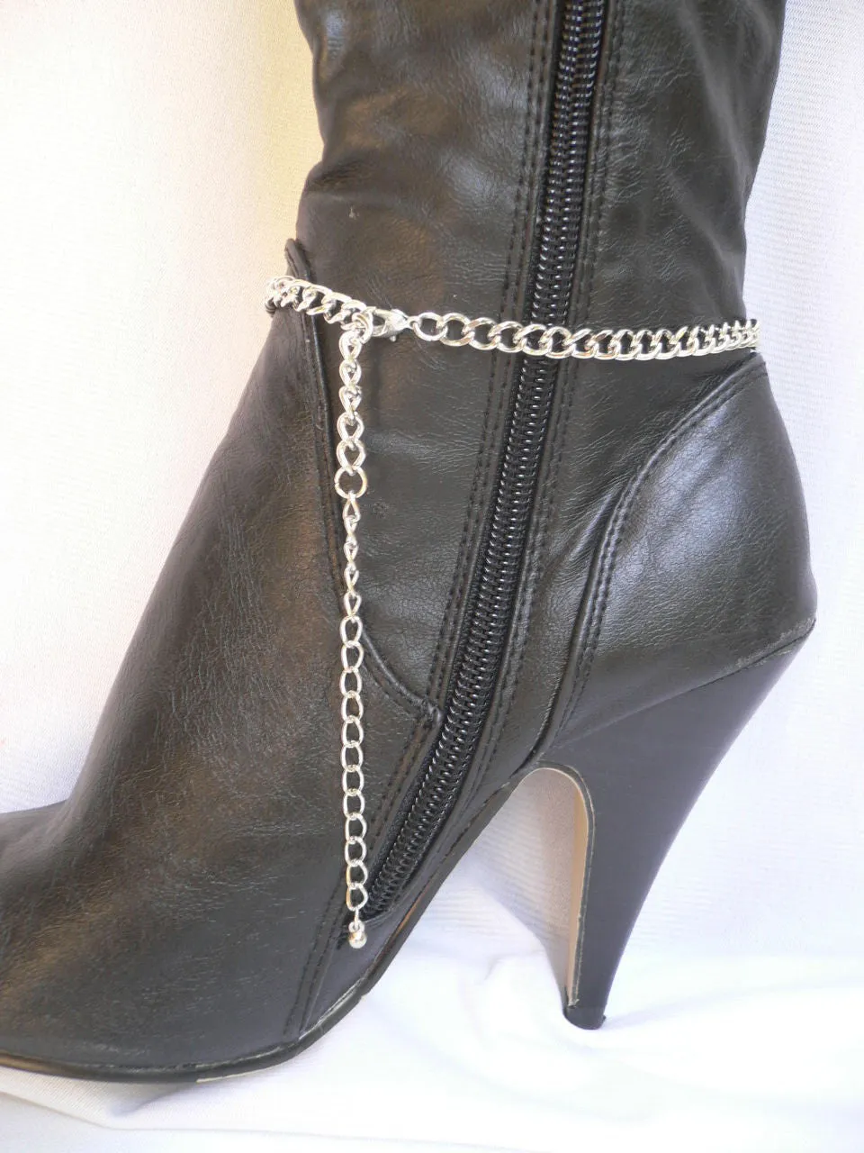 Gold Boot Chain Bracelet Western Shoe Ethnic Coin Charm