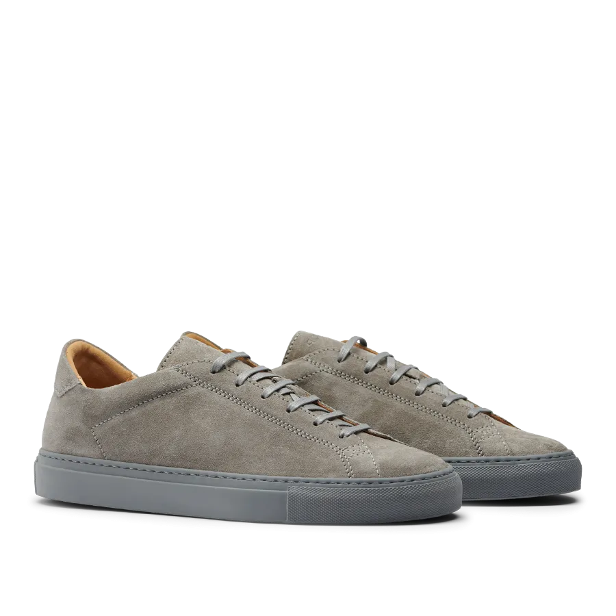 Granit Grey Suede Leather Racquet Sr Sneakers