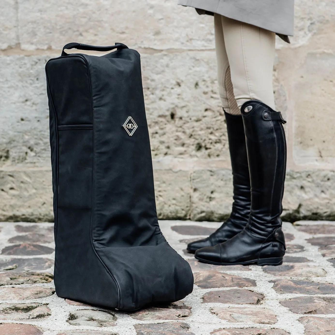 Grooming Deluxe Riding Boot Bag - Black