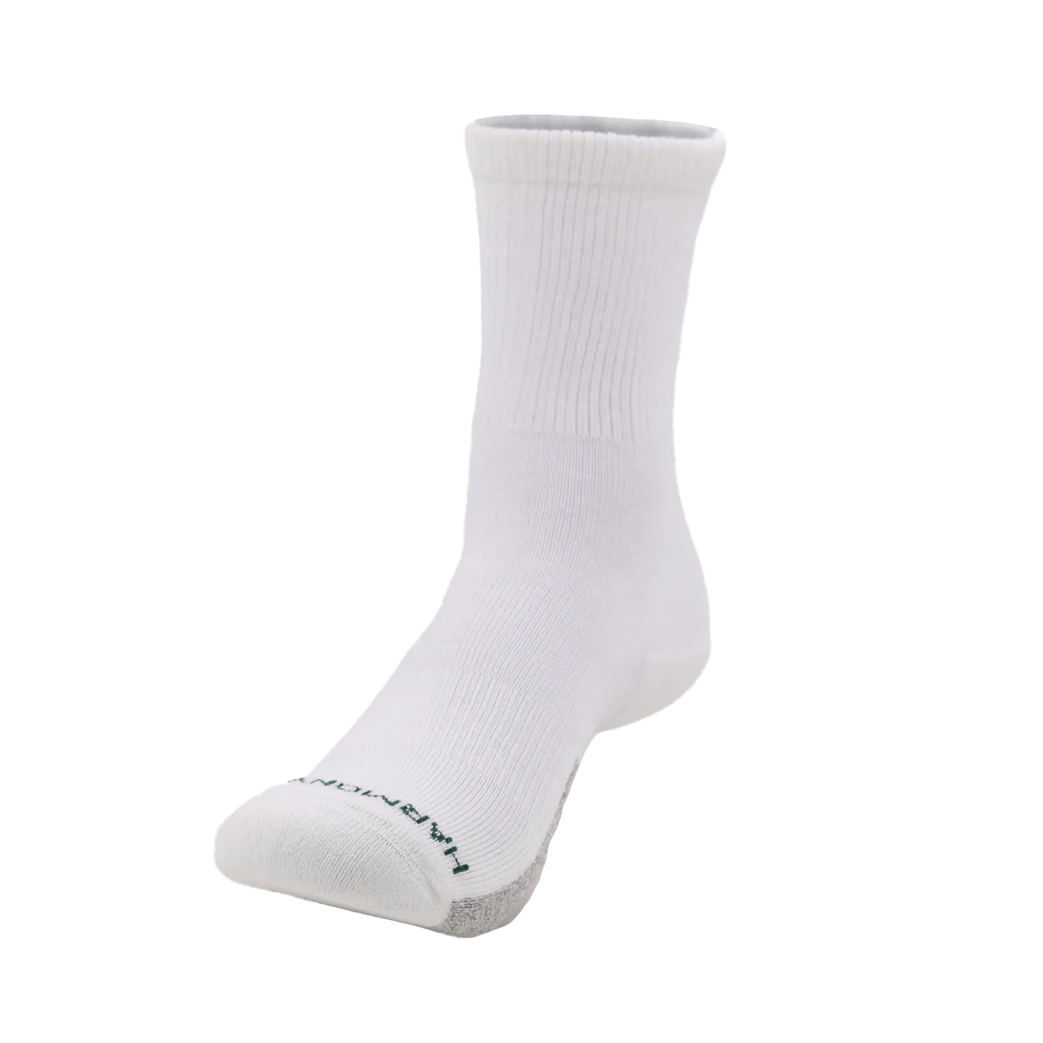 Grounding Crew Socks • White Organic Cotton